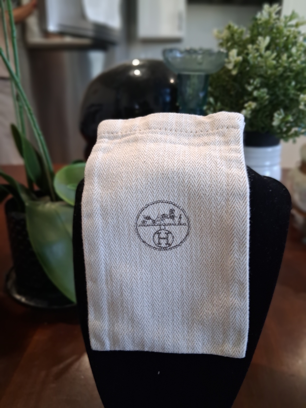 Hermes Cream Mini Bag Dust Cover